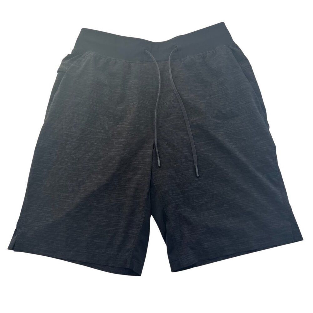 Lululemon Men's T.H.E. Short Linerless 9" Inseam Heathered Grey Black Size Small